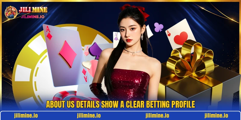 About us details show a clear betting profile About us details show a clear betting profile