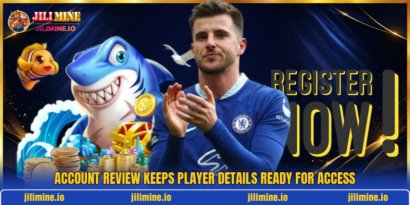 Account review keeps player details ready for access