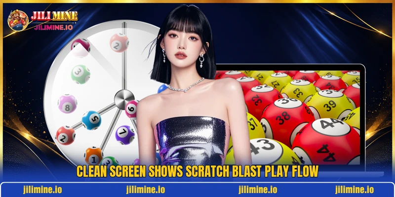 Clean screen shows Scratch Blast play flow