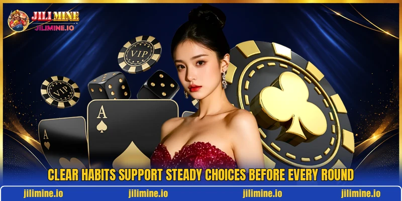 Clear habits support steady choices before every round