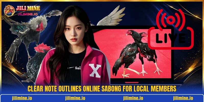 Clear note outlines Online Sabong for local members