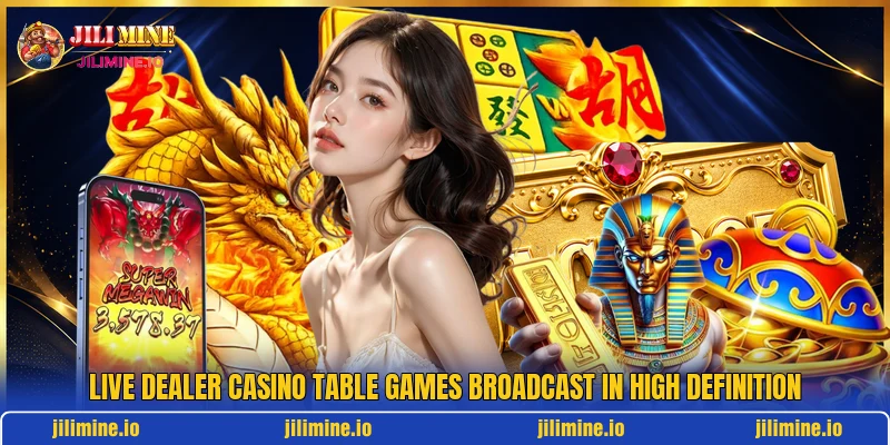 Live dealer casino table games broadcast in high definition Live dealer casino table games broadcast in high definition