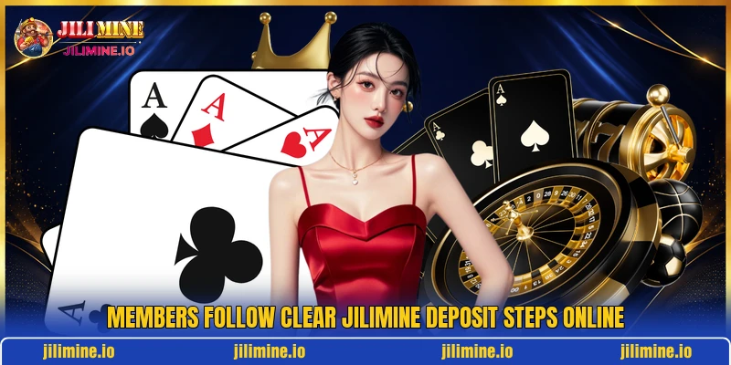 Members follow clear JILIMINE deposit steps online