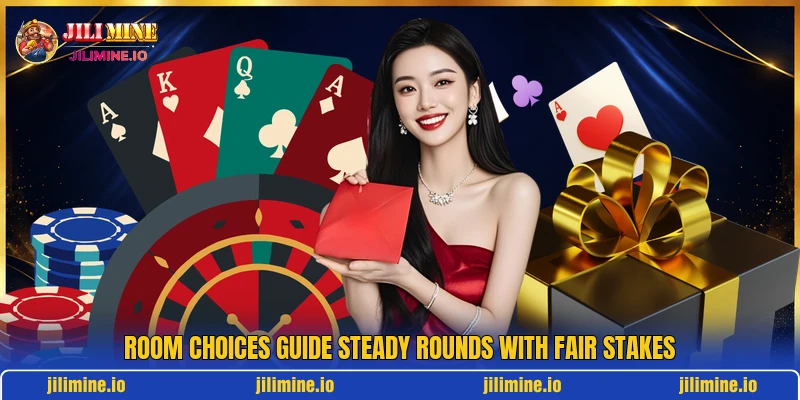 Room choices guide steady rounds with fair stakes