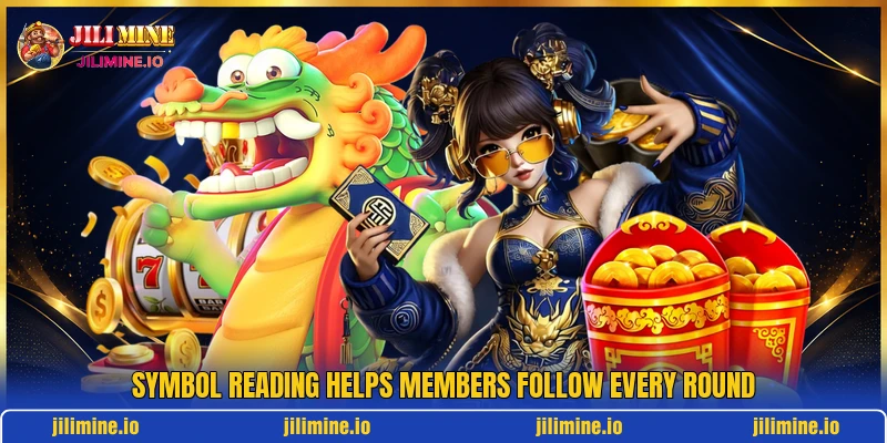 Symbol reading helps members follow every round