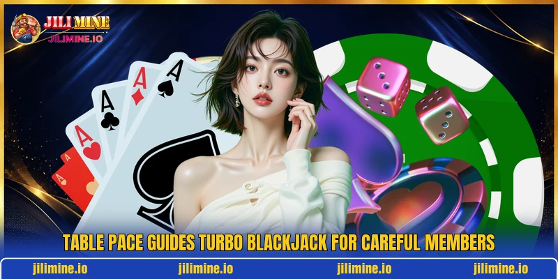 Table pace guides Turbo Blackjack for careful members